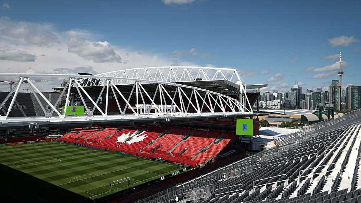 A view inside the Toronto Stadium prior to the FIFA World Cup 2026
