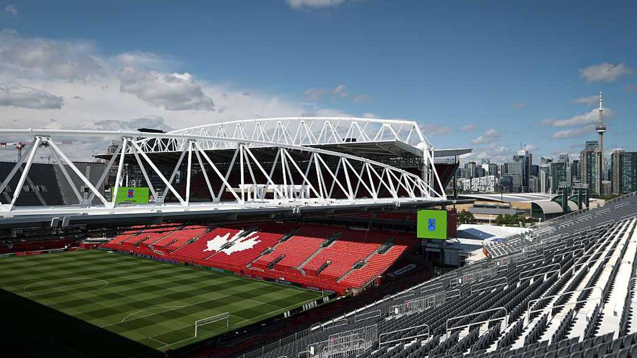 A view inside the Toronto Stadium prior to the FIFA World Cup 2026