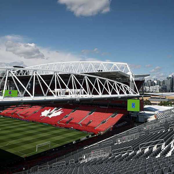 A view inside the Toronto Stadium prior to the FIFA World Cup 2026
