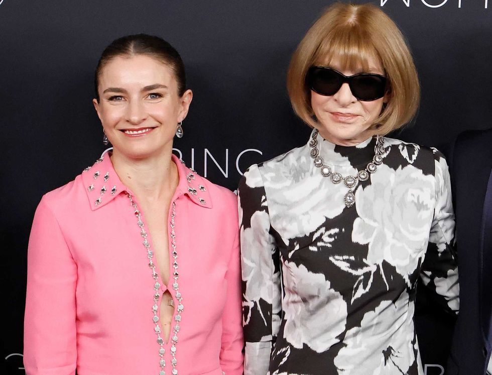 Chloe Malle and Anna Wintour on the red carpet