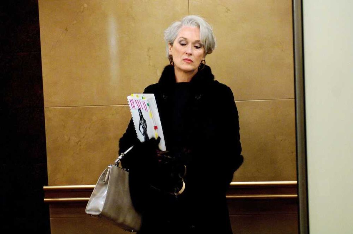 Meryl Streep as Miranda Priestly in The Devil Wears Prada