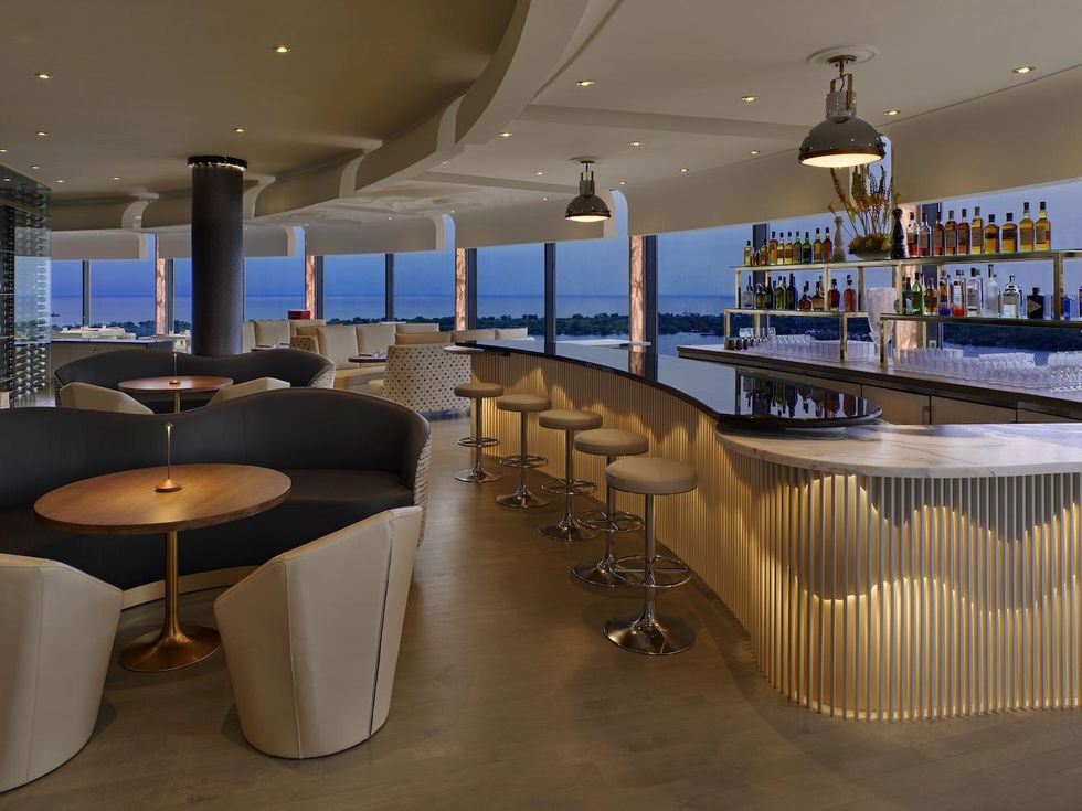 The dining room of Don Alfonso restaurant in Toronto