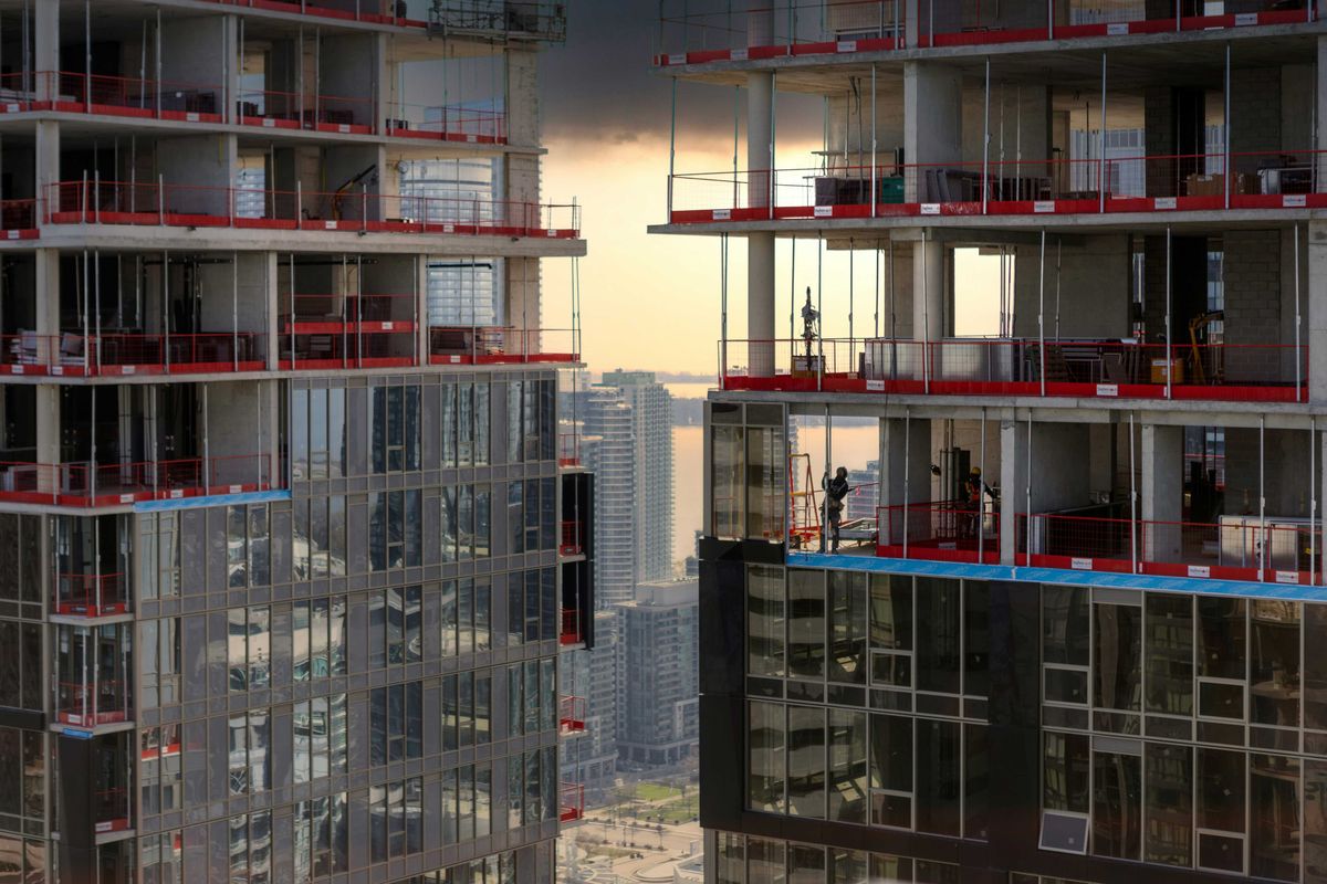Vancouver condos in construction