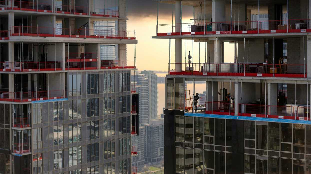 Vancouver condos in construction