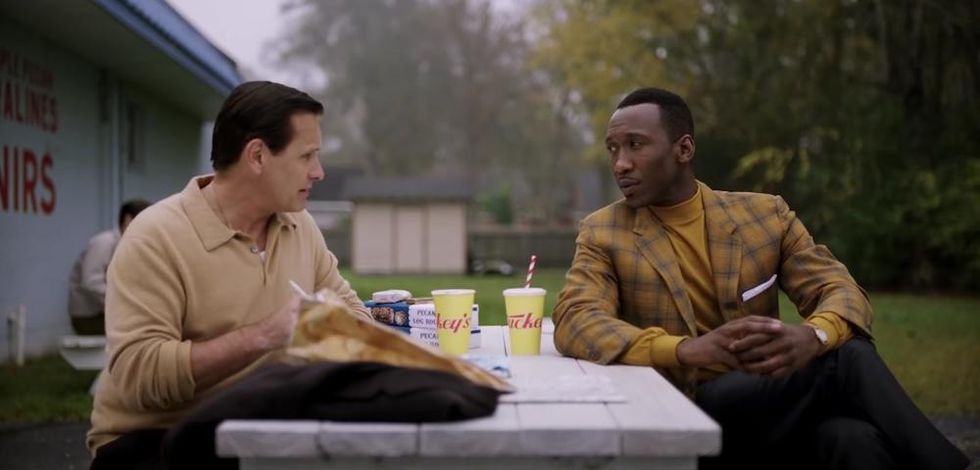 Viggo Mortensen and Mahershala Ali in Green Book